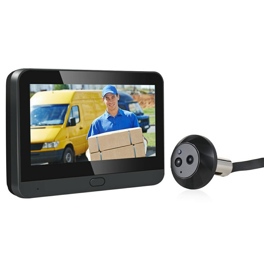 ESCAM C88B 4.3 Inch HD Screen Mini WiFi Video Doorbell PIR Motion Detection Peephole Camera