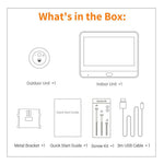 ESCAM C88B 4.3 Inch HD Screen Mini WiFi Video Doorbell PIR Motion Detection Peephole Camera