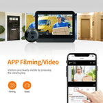 ESCAM C88B 4.3 Inch HD Screen Mini WiFi Video Doorbell PIR Motion Detection Peephole Camera