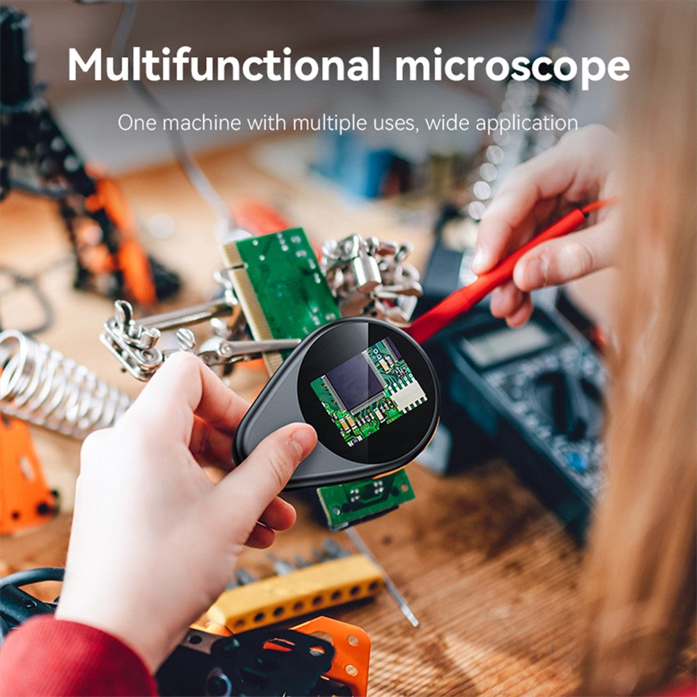 368 500X Magnification 2 Inch IPS Screen Handheld Digital Microscope for Inspection Repair