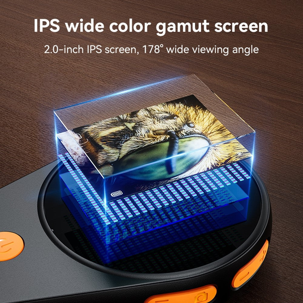 378 Handheld Digital Microscope 500x Magnification 2 Inch IPS Screen Auto Focus Microscope