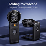 379 Handheld 500X Magnification HD Digital Microscope for Children Science Experiments Repair Soldering