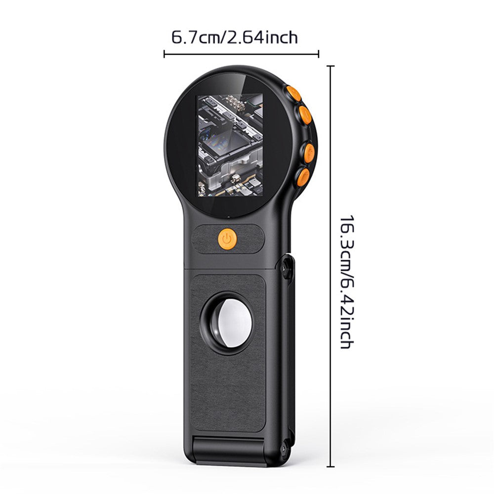 379 Handheld 500X Magnification HD Digital Microscope for Children Science Experiments Repair Soldering