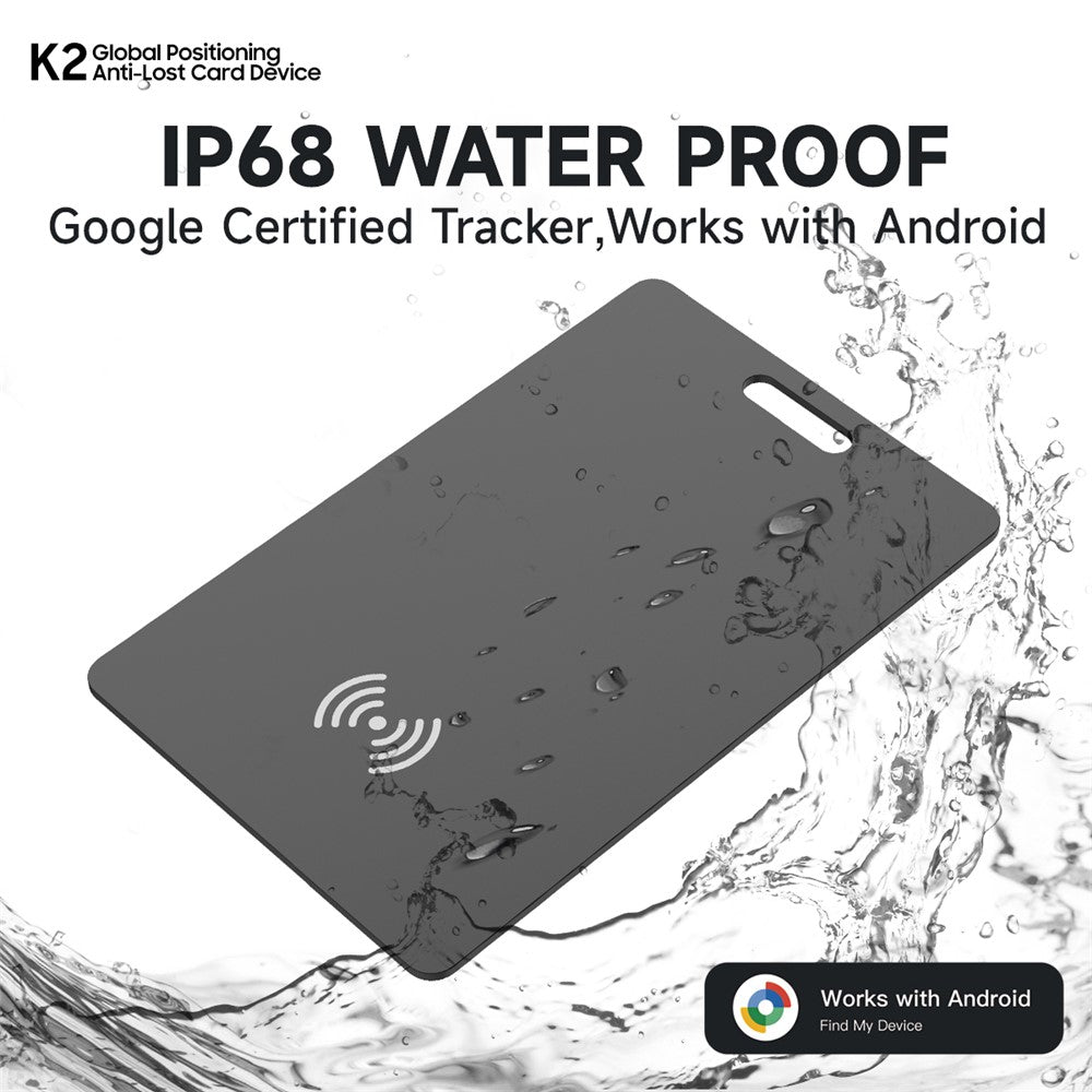 K2 Tracker Portable Card Style Global Positioning Finder Anti-Lost Locator