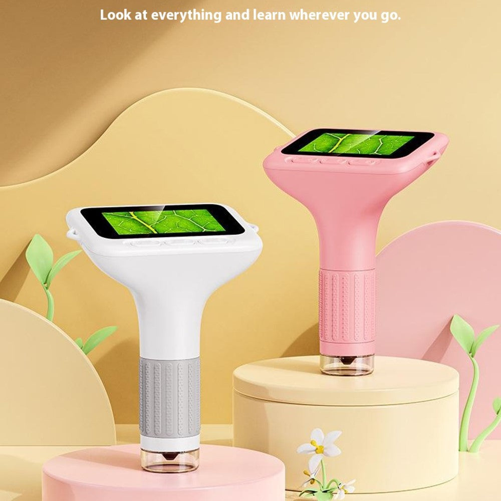 385 1000x Magnification 3 Inch IPS Screen Handheld Digital Microscope for Children Educational Toy