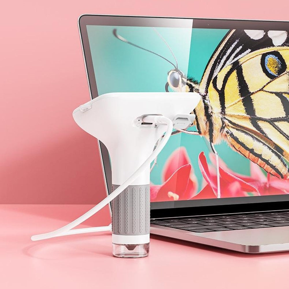 385 1000x Magnification 3 Inch IPS Screen Handheld Digital Microscope for Children Educational Toy