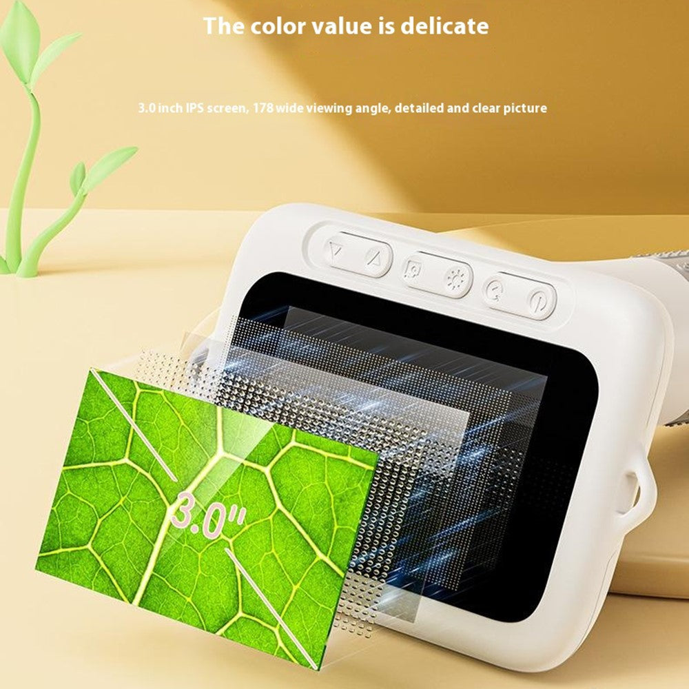 385 1000x Magnification 3 Inch IPS Screen Handheld Digital Microscope for Children Educational Toy
