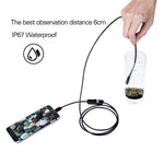 5.5mm Lens Waterproof Endoscope for Android Phone Industrial Inspection Camera with 1.5m Flexible Cable