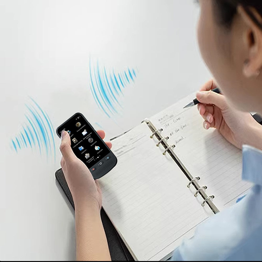 T7pro 1+8GB 4 tommer smart stemmeoversætterenhed Nøjagtig oversættelse Fototolk