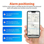 B500 Tuya Smart Tracker Emergency SOS Button Personal Safety Alarm for Women Children
