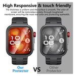 3Pcs For Huawei Watch Fit 4 Pro TPU Watch Screen Protector 3D Edge Anti Scratch Hydrogel Film