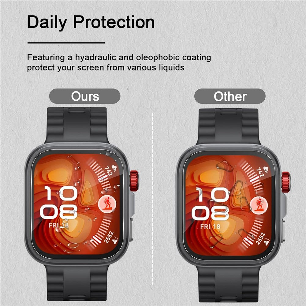 3Pcs For Huawei Watch Fit 4 Pro TPU Watch Screen Protector 3D Edge Anti Scratch Hydrogel Film