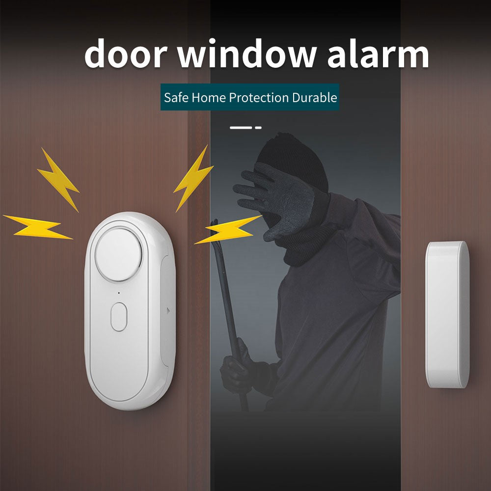 Door Sensor Alarm High Decibel Windows Doors Anti-Theft Security System with Remote Control