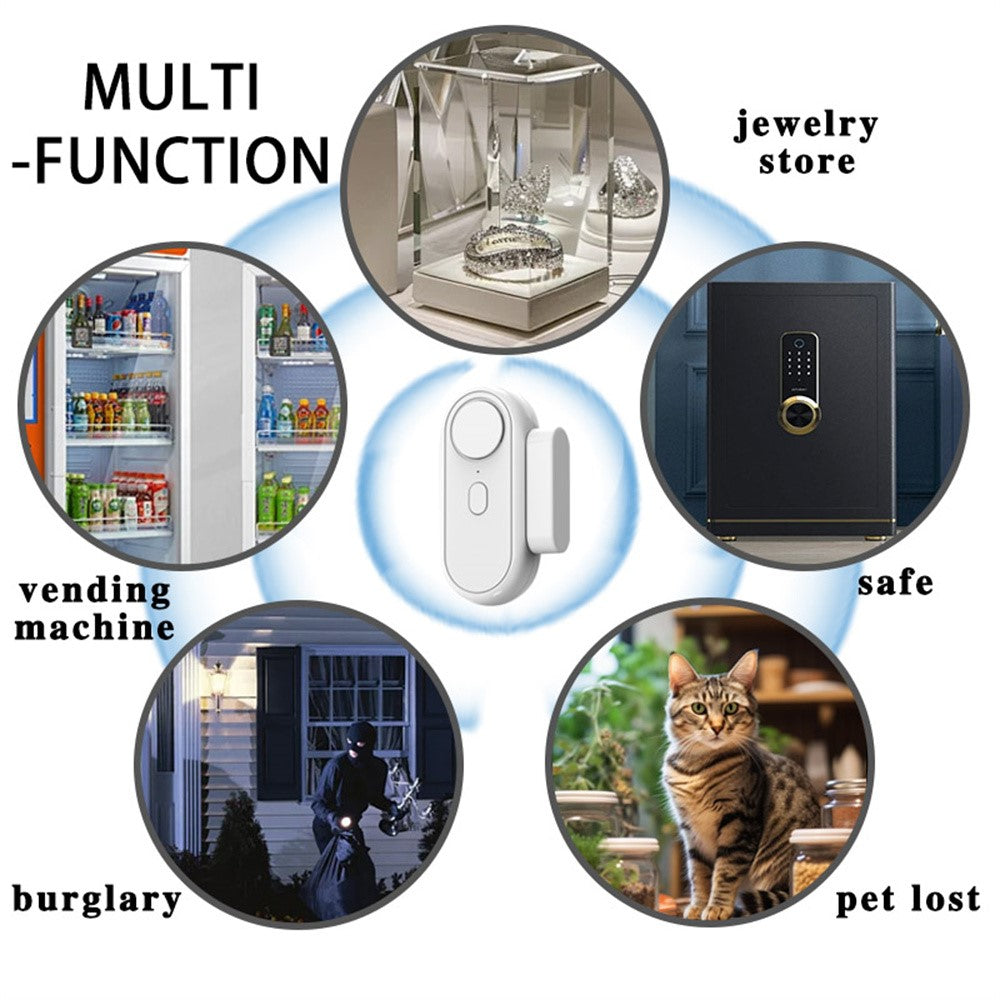 Door Sensor Alarm High Decibel Windows Doors Anti-Theft Security System with Remote Control