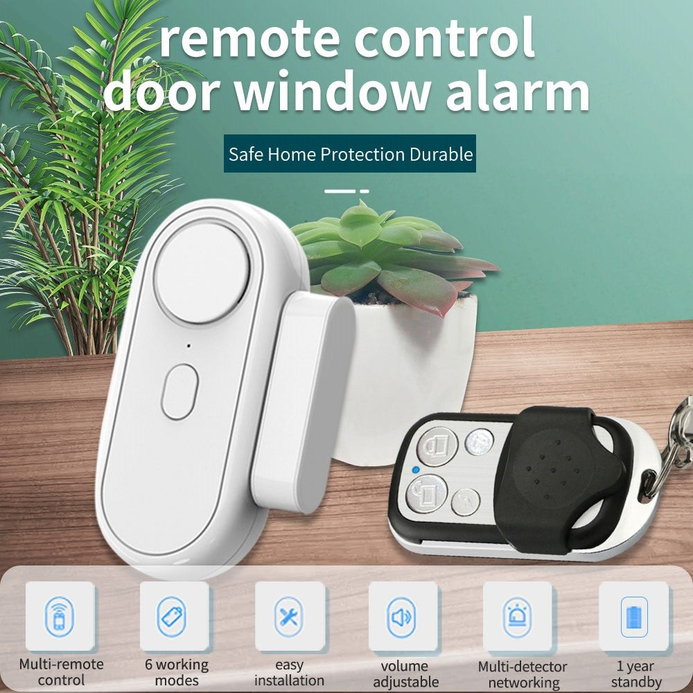 Door Sensor Alarm High Decibel Windows Doors Anti-Theft Security System with Remote Control