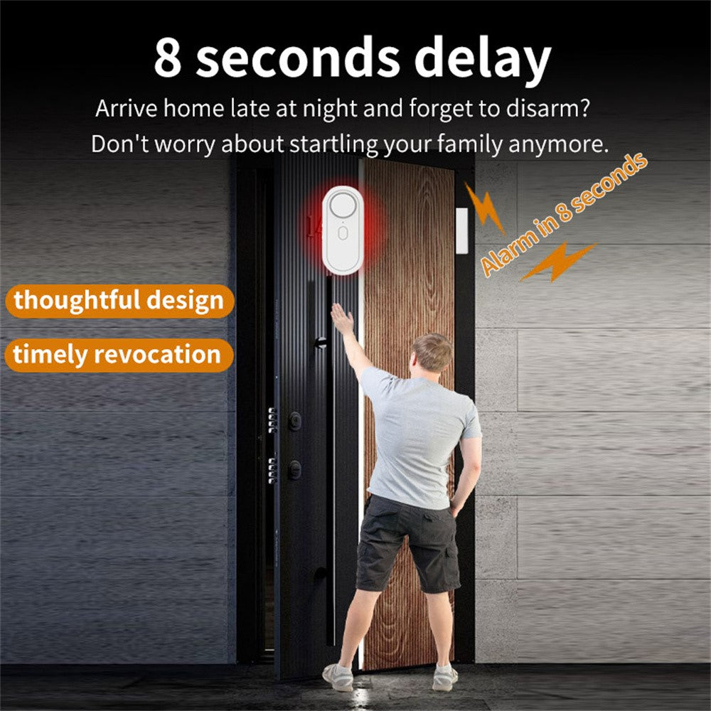 Door Sensor Alarm High Decibel Windows Doors Anti-Theft Security System with Remote Control