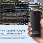 T17 138 språk 3-tums smart röstöversättare WiFi offline fotoöversättning resetolk, 1+16GB