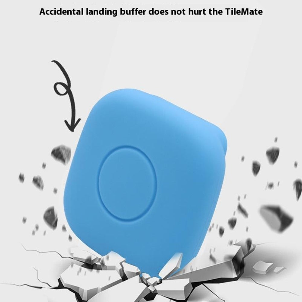 For Tile Mate (2024) Silicone Case Smart Tracker Waterproof Protective Cover Brooch Style for Children