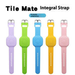 For Tile Mate (2024) Silicone Case Waterproof Adjustable Children Wrist Band Smart Tracker Watch Strap