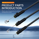 P380 2m Rigid Cable 4.3 Inch HD Screen Industrial Endoscope for Pipe Automotive Repair Camera with 8mm Lens