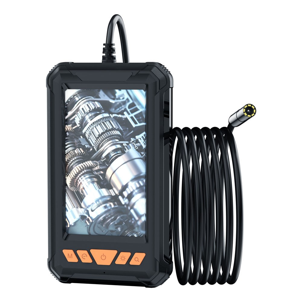 P380 5m Rigid Cable 4.3 Inch HD Screen Industrial Endoscope for Pipe Automotive Repair Camera with 8mm Lens