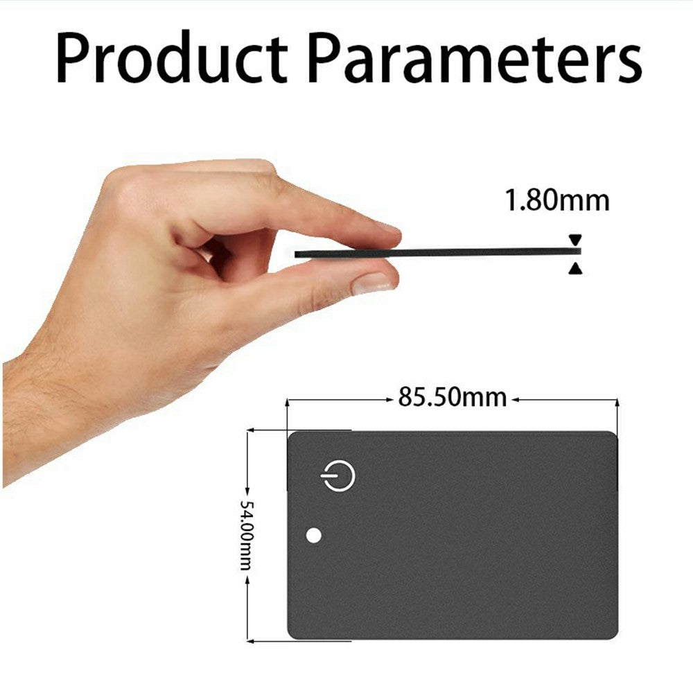 K1 Smart Tracker Anti Lost Device for iOS / Android Item Global Tracking Card Shape Finder