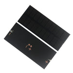 0,6 W 5 V mini-DIY-monokrystallinsk siliciumpanel til udendørs brug, bærbar oplader med karabinhage, 104 x 43,3 mm