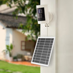 Solar Panel for Arlo Pro 4  /  Ultra 2  /  Pro 3  /  Ultra  /  Pro 5S Surveillance Camera Charger with Magnetic 3 Pin Interface