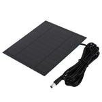 3.5W 5V Solar Panel Charger with DC5521 Connector for Electronic Devices Portable Outdoor Power Supply