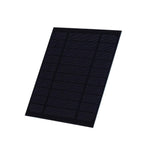 3.5W 5V Solar Panel Charger with DC5521 Connector for Electronic Devices Portable Outdoor Power Supply