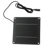 4W 12V Monocrystalline Solar Panel with DC 5521 Female Connector for Garden Light Security Camera, 150 x 150mm