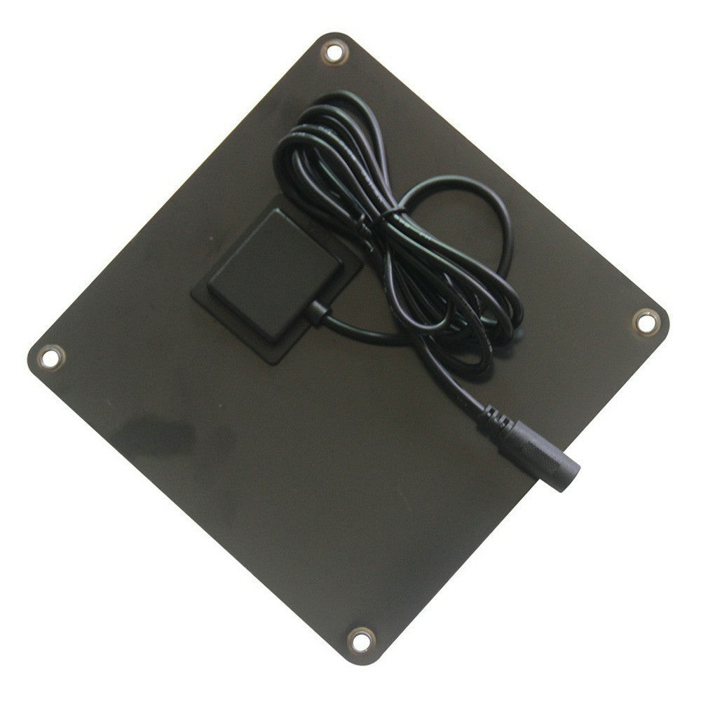 4W 12V Monocrystalline Solar Panel with DC 5521 Female Connector for Garden Light Security Camera, 150 x 150mm
