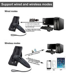 R40 Multifunctional Bluetooth-Compatible 2.4G Scanner with Base for 2D QR Code Barcode