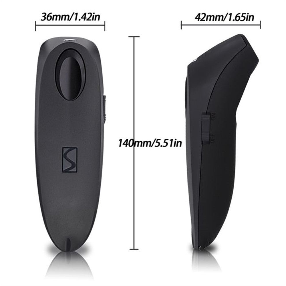 R40 Multifunctional Bluetooth-Compatible 2.4G Scanner with Base for 2D QR Code Barcode