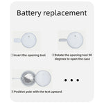 F10A 4Pcs Smart Tracker Global Key Finder Anti-lost Device for Android (Random Color or Specify Color)
