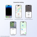 XUNDD XDOT-067 Anti Lost Mini Tag Tracker for iOS, Key Wallet Wireless Smart Finder