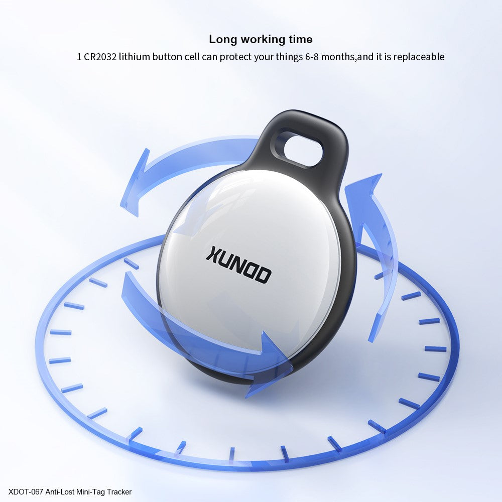 XUNDD XDOT-067 Anti Lost Mini Tag Tracker for iOS, Key Wallet Wireless Smart Finder
