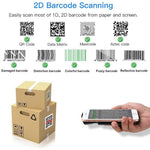 R70 Smartphone Bluetooth-Compatible Barcode Scanner Wireless Portable 2D QR Code Reader