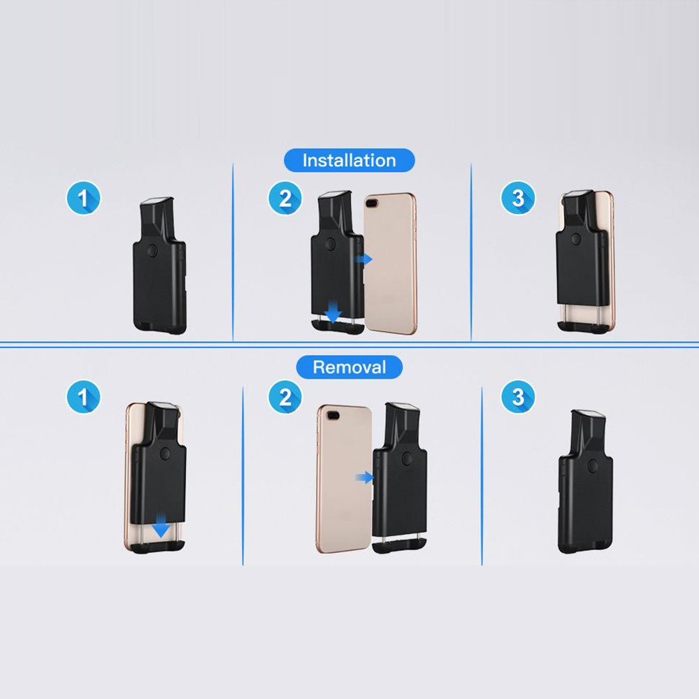 R70 Smartphone Bluetooth-Compatible Barcode Scanner Wireless Portable 2D QR Code Reader