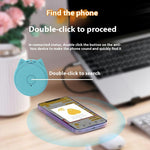 Y22 Cat Ears Design Mini Smart Bluetooth-compatible Anti-Lost Tracker APP Control Portable Locator