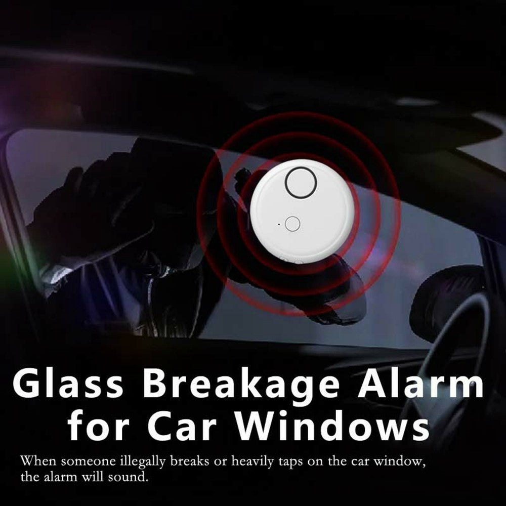 High Sensitivity Door Window Alarm 130dB Vibration Sensor Glass Break Detector Anti Theft Security System