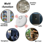 High Sensitivity Door Window Alarm 130dB Vibration Sensor Glass Break Detector Anti Theft Security System