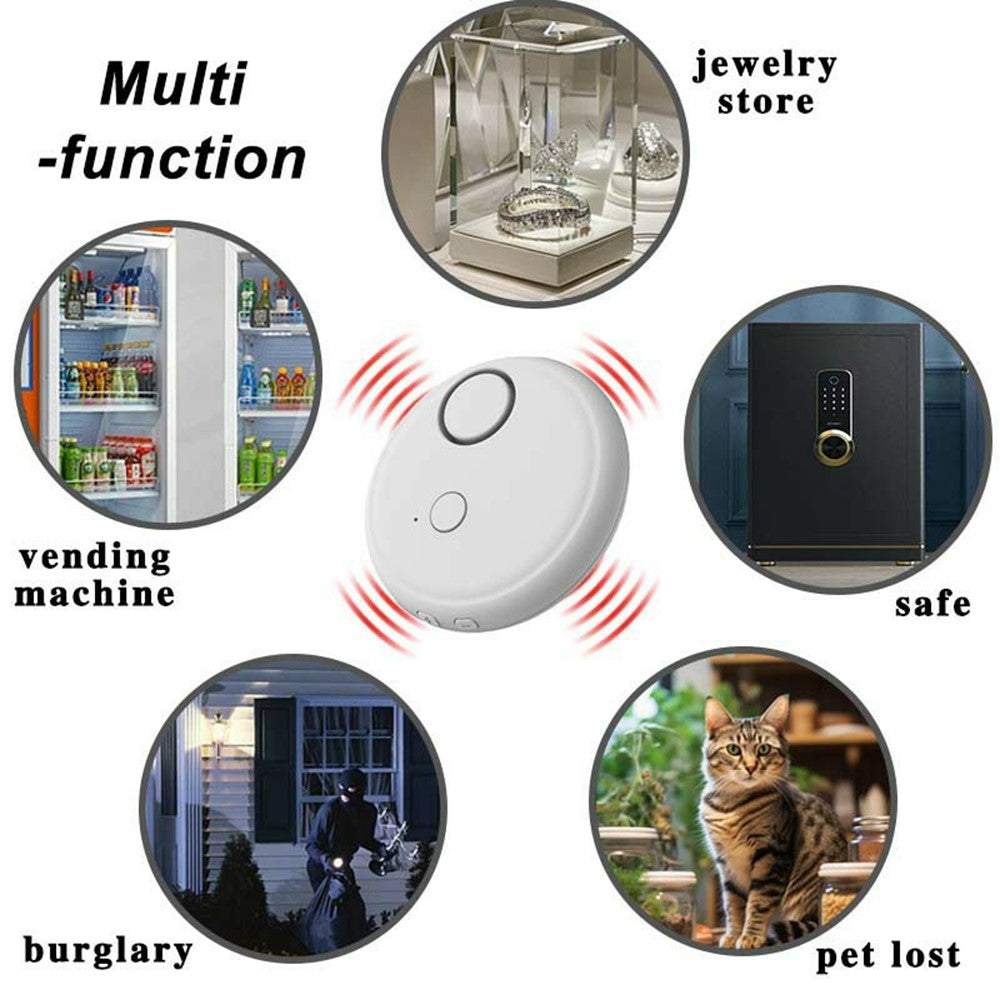 High Sensitivity Door Window Alarm 130dB Vibration Sensor Glass Break Detector Anti Theft Security System