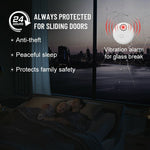 High Sensitivity Door Window Alarm 130dB Vibration Sensor Glass Break Detector Anti Theft Security System