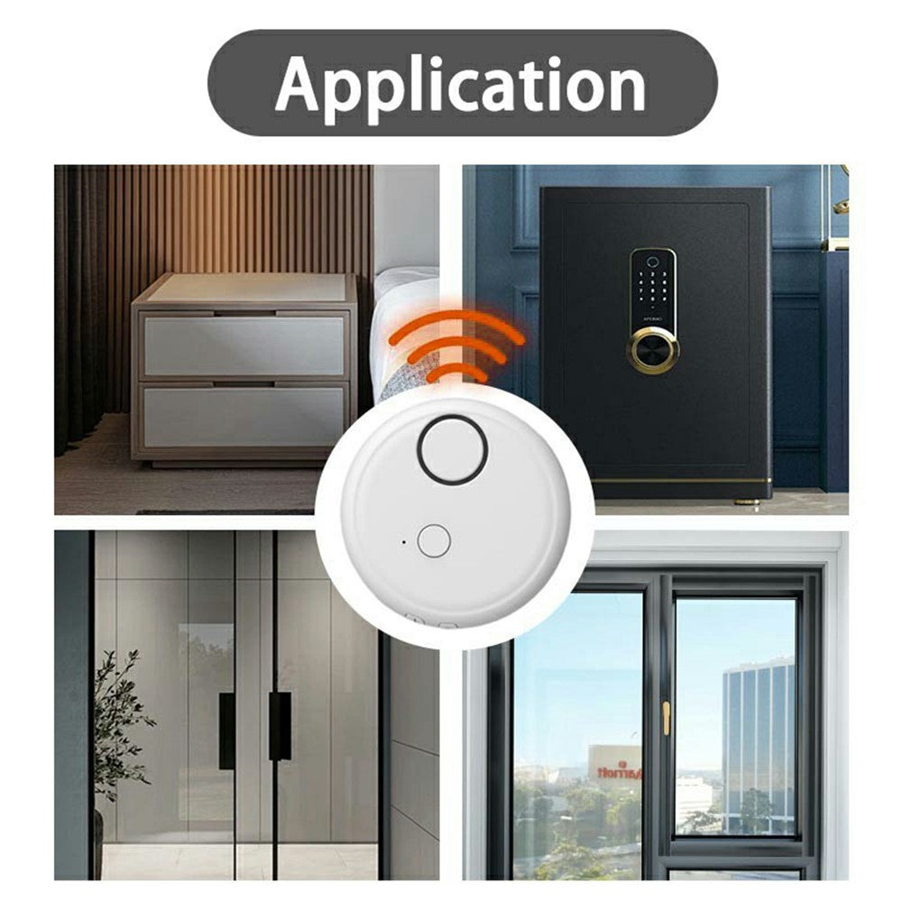High Sensitivity Door Window Alarm 130dB Vibration Sensor Glass Break Detector Anti Theft Security System