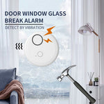 High Sensitivity Door Window Alarm 130dB Vibration Sensor Glass Break Detector Anti Theft Security System