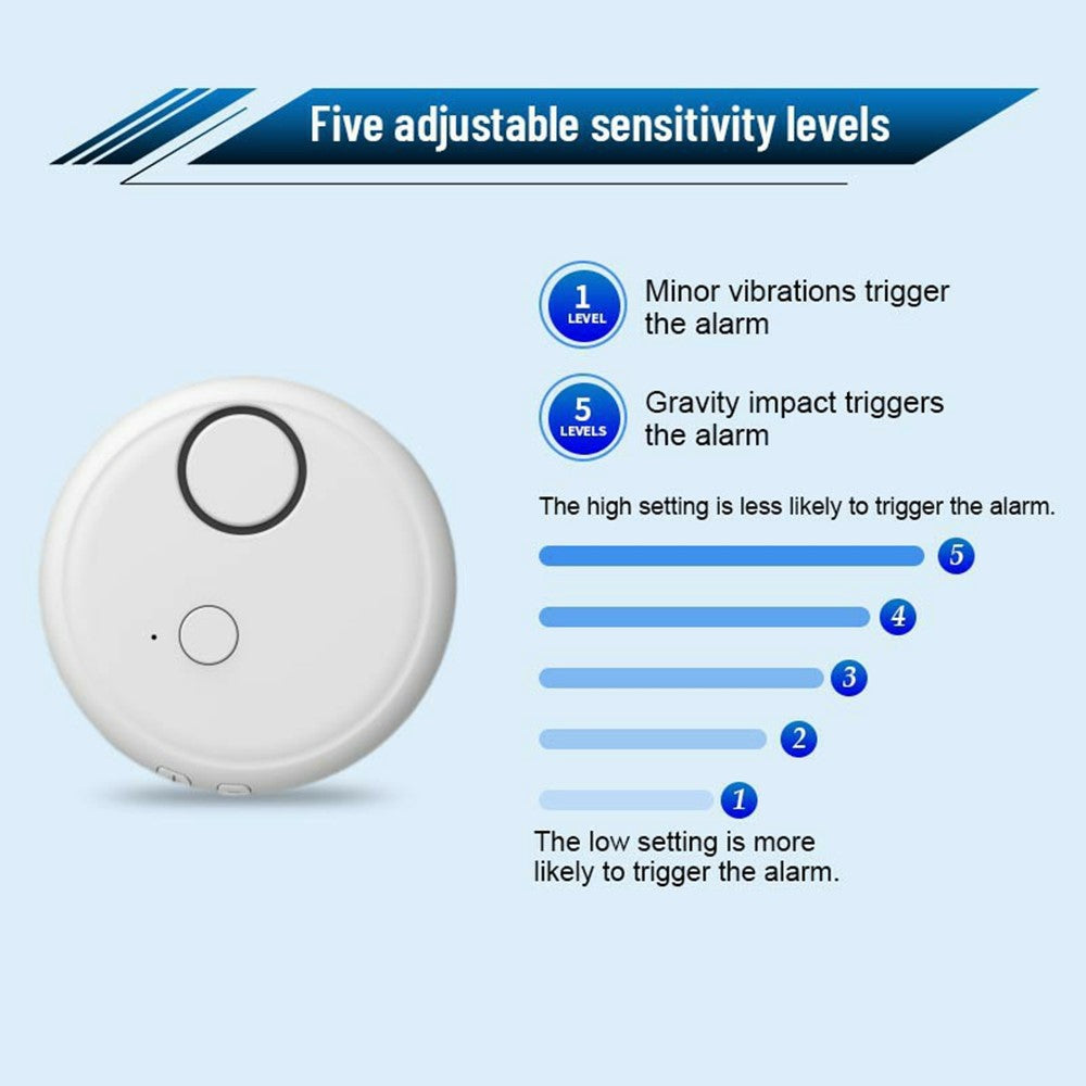 High Sensitivity Door Window Alarm 130dB Vibration Sensor Glass Break Detector Anti Theft Security System