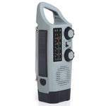 XLN-383 Emergency Solar Powered AM FM SW Radio Hand Crank Flashlight SOS Alarm Power Bank