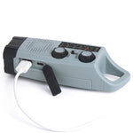 XLN-383 Emergency Solar Powered AM FM SW Radio Hand Crank Flashlight SOS Alarm Power Bank