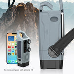 XLN-383 Emergency Solar Powered AM FM SW Radio Hand Crank Flashlight SOS Alarm Power Bank
